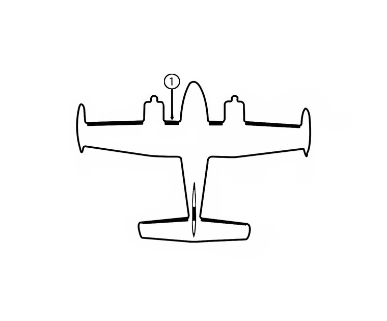 GOODRICH 27S-7D5070-51 Cessna 335 LH Fuselage - Nacelle De-Ice Boot