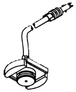 PPG® Semco® 313500 35cc Syringe Adapter Head with Hose Assembly