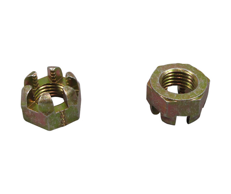 Aeronautical Standard AN310-6 Steel Nut, Plain, Castellated, Hexagon