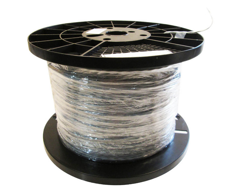 Military Specification M27500/22TG2T14 White Jacket 22 AWG 2 Conductor Shielded Cable - 100-Foot Length
