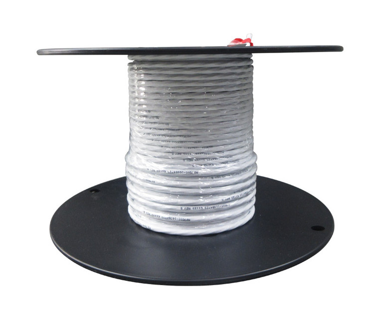 Military Specification M27500/16SB4T23 White Jacket 16 AWG 4 Conductor Shielded Cable - 100-Foot Length