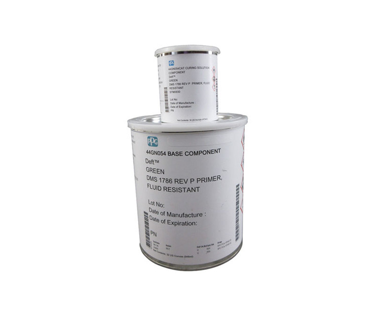 PPG® Deft® 44-GN-054 Gray DMS1786, STM0930 Spec Water Reducible Fluid Resistant Epoxy Primer - Gallon Kit
