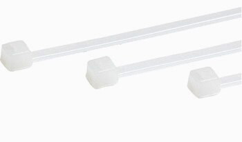 HellermannTyton T50L Cable Tie - Natural - 15" - 50lb - 100/Pack
