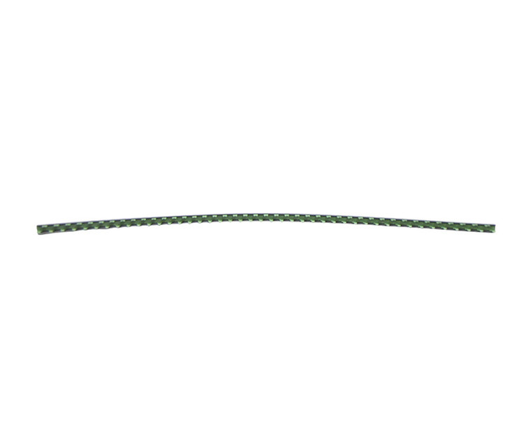 Military Specification M22529/2-6C-85 Green/Gray Composite Edging Grommet - 12.75" Cut Length - 5/Pack