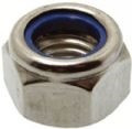 Military Standard MS21044C4 Stainless Steel Nut, Self-Locking, Hexagon - 10/Pack
