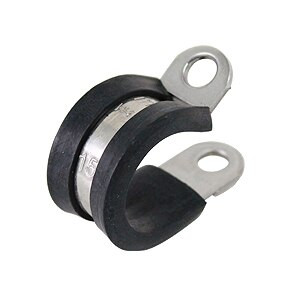 SAE Aerospace Standard AS62203 Stainless Steel/Rubber Clamp