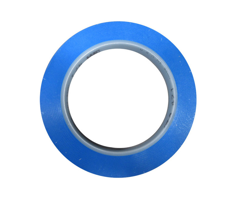3M™ 021200-03119 Blue 471 Vinyl 5.2 Mil Tape - 1/2" x 36 Yard Roll
