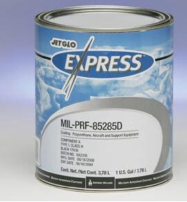 JET GLO® Express™ CM0840000 Pure White Base Polyester Urethane Paint - Gallon Can