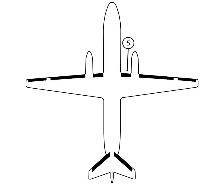 GOODRICH 25S5D5071-14 Fairchild SA227 RH Fuselage - Nacelle De-Ice Boot