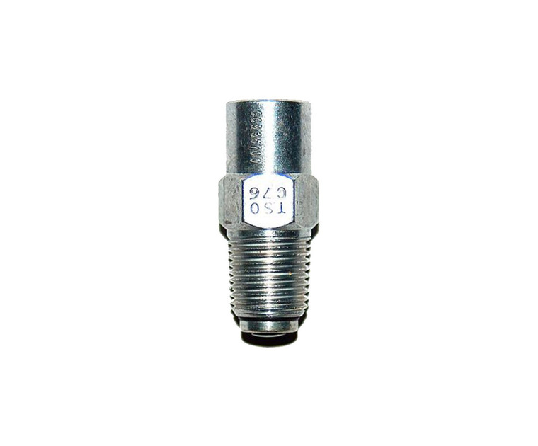 Curtis CCB-36700 Brass Cad 1/8" NPT x .790 Long Push to Open with Drain Cup Pipe Thread Fuel Drain Valve