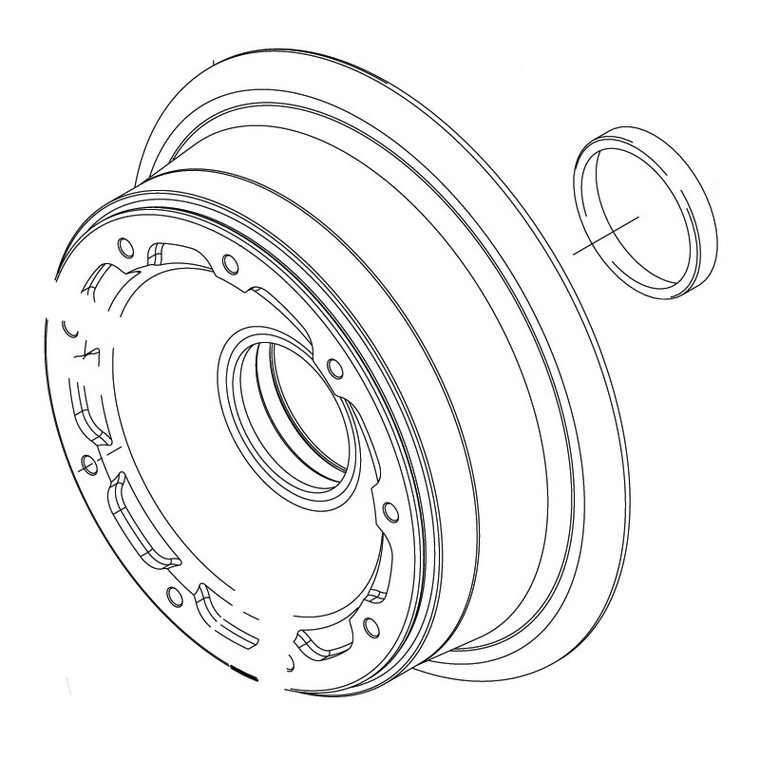Cleveland 162-22500 Outer Wheel Half Assembly