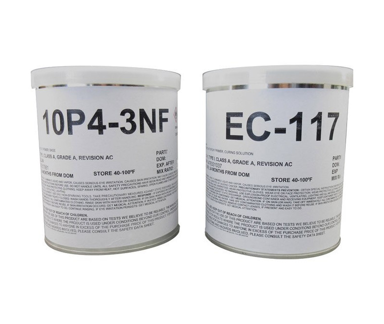 AkzoNobel 10P4-3NF/EC-117 BAC377 Yellow Structural Corrosion & Chemical Resistant Epoxy Primer - 2 Quart Kit