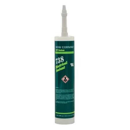 DOWSIL™ 738 White Electrical Sealant - 300 mL (10.1 oz) Cartridge