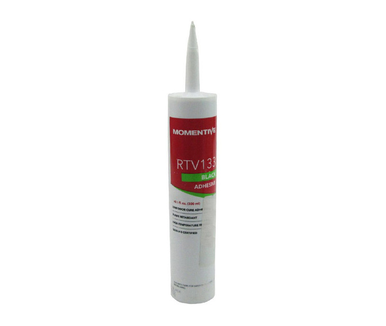 Momentive™ RTV133 Black Silicone Electrical Sealant - 10.1 oz Cartridge