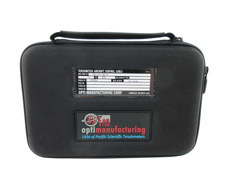 Pacific Scientific T60-1001-C8-1A Black Dial Indicating 1/16" to 1/4" & 10-200 lbs Cable Tensiometer
