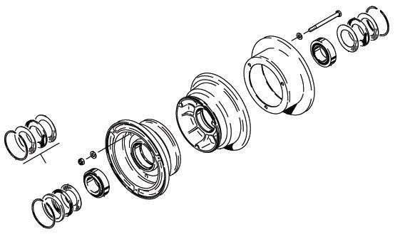 Cleveland Wheel & Brake 40-90B Wheel Assembly