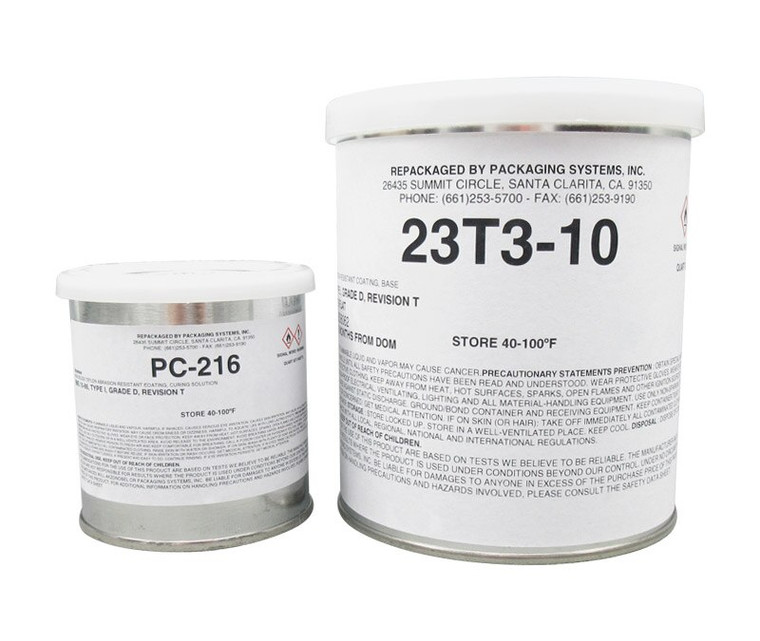 AkzoNobel 23T3-10/PC-216 BAC 700 Flat White BMS 10-86 Type I, Grade D Spec Abrasion Resistant Polyurethane Coating - Quart Kit