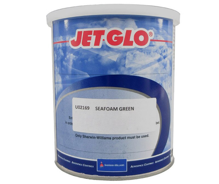 Sherwin-Williams U02169 JET GLO Polyester Urethane Topcoat Paint Seafoam Green