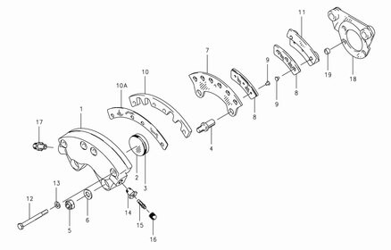 Cleveland Wheel & Brake 30-60A Brake Assembly
