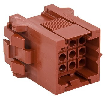 TE Connectivity 207018-1 Connector Housing RCP 12 POS 5mm ST Cable Mount - 4/Pack