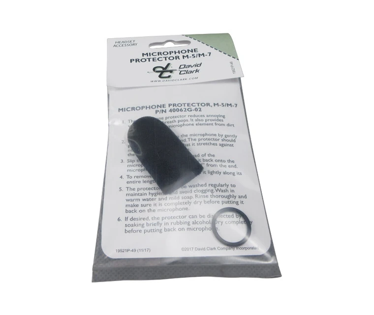 David Clark 40062G-02 Black Foam M-7A Microphones Windscreen