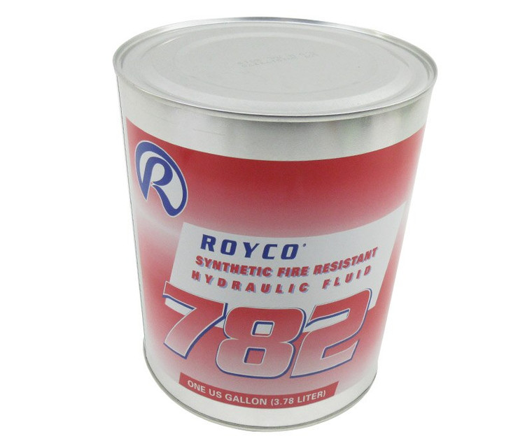 ROYCO® 782 MIL-PRF-83282D Spec Synthetic Fire Resistant Aircraft Hydraulic Fluid - Gallon Can