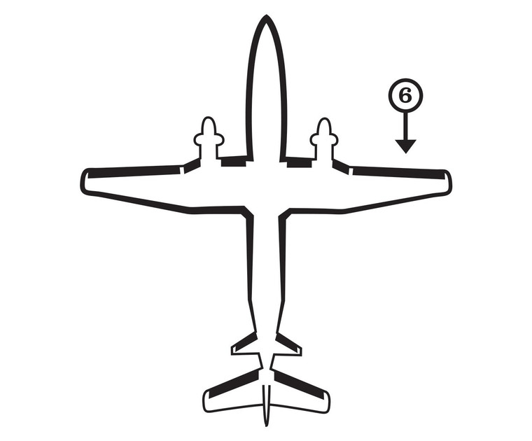 GOODRICH P29S7D5137-78 FASTboot® Raytheon Beechcraft 1900D RH Break - Tip De-Ice Boot