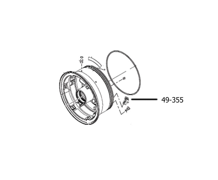 GOODRICH 49-355 Over Inflate Plug