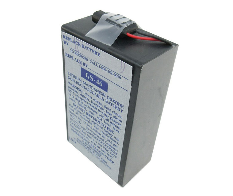 Emergency Beacon GS-46 Lithium EBC-406 ELT Battery - 5 Year