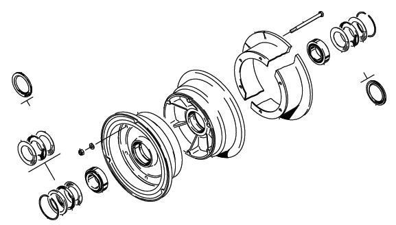 Cleveland Wheel & Brake 40-98A Wheel Assembly