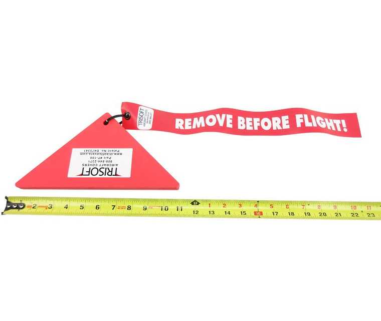Trisoft Covers T-100 Wing/Prop Tip Remove Before Flight Safety Cover
