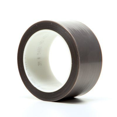 3M™ 021200-16168 Gray 5480 PTFE 3.8 Mil Film Tape 2" x 36 Yard Roll