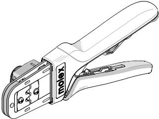 Molex 63819-1300 Ratchet Crimping Tool