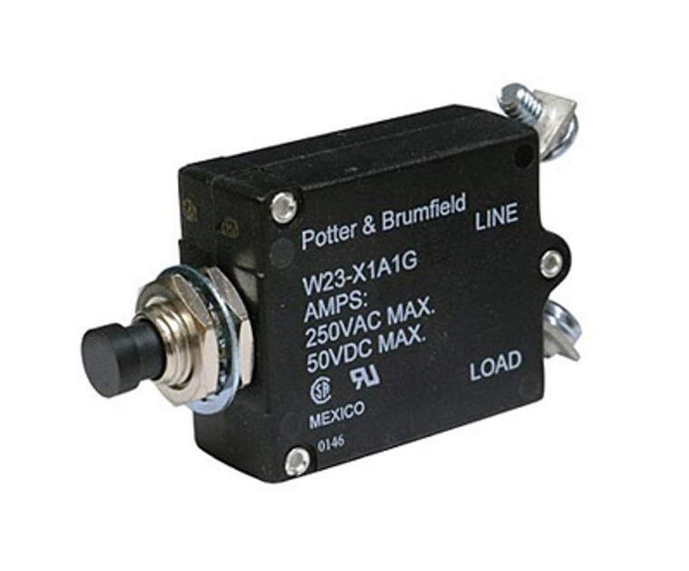 Potter & Brumfield W23-X1A1G-15 Push/Pull Circuit Breaker - 15 AMP
