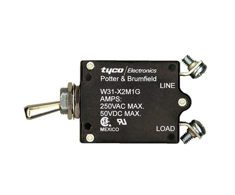 Potter & Brumfield W31-X2M1G-5 Toggle Circuit Breaker - 5 AMP