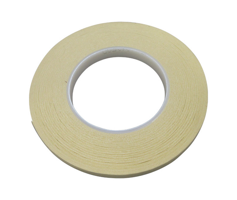 3M™ 021200-03775 Scotch® 231/231A Tan 7.6 Mil Paint Masking Tape - 12 mm x 55 m Roll