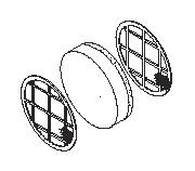 Brackett Aero Filters BA-26 Filter Element Assembly fits BA-116