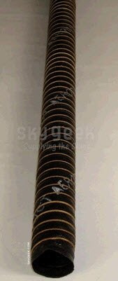AERODUCT® CAT40 Black 10" Steel Wire Reinforced Air Duct - 10-Foot Length
