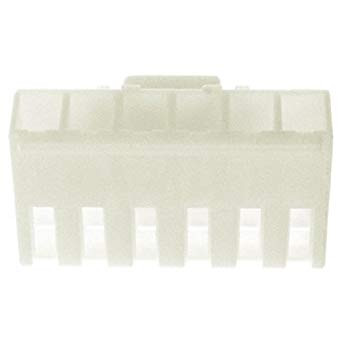 David Clark 09059P-07 Natural 6 Circuit 24 Gauge Connector Housing