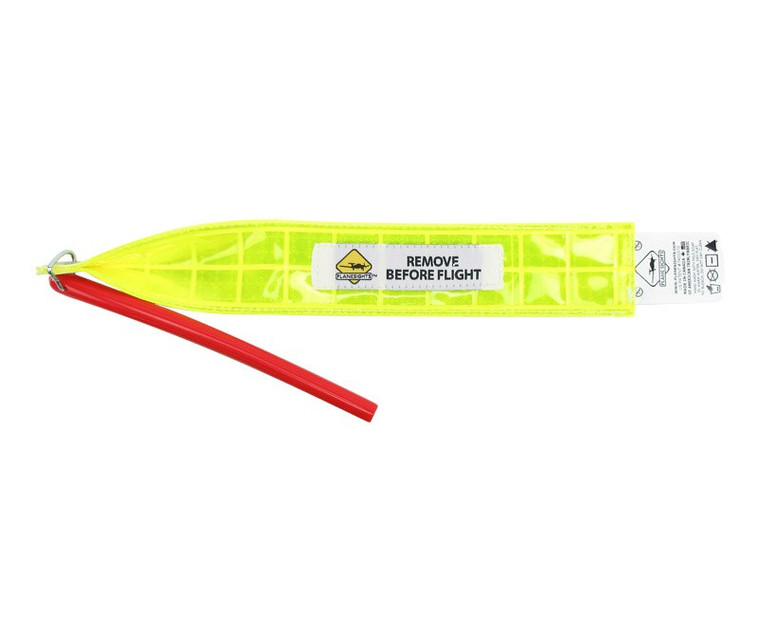 Plane Sights™ SWSCX3CIT0308 Reflective Yellow Round Style Gulfstream & Cessna Citations Static Wick Covers - Pack of 3