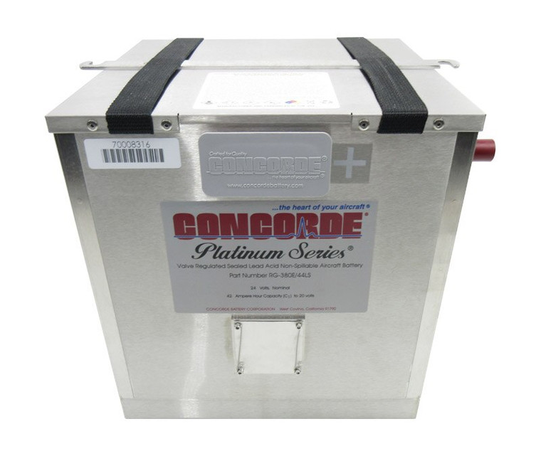 Concorde RG-380E/44LS 24-Volt Turbine Starting Aircraft Battery