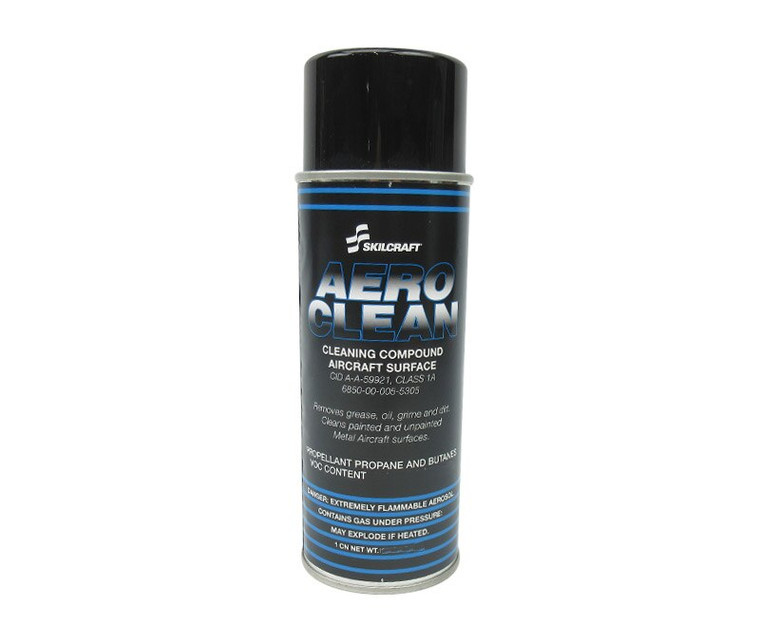 Skilcraft® 0864-002 AERO CLEAN® White MIL-C-43616C Amendment 2 Spec Aircraft Surface Cleaning Compound - 13 oz Aerosol Can