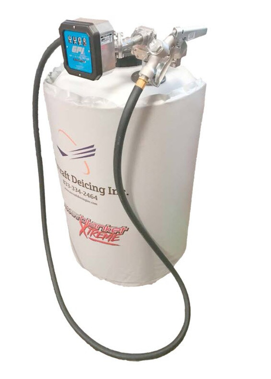 Aircraft Deicing C100ST 100-Gallon 240-Volt/300 Watt Heated De-icing Fluid Storage Tank with Electric Transfer Pump