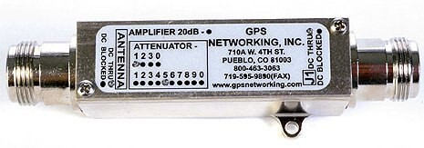 GPS Networking XXATTENPDC Attenuator 06db Pass DD