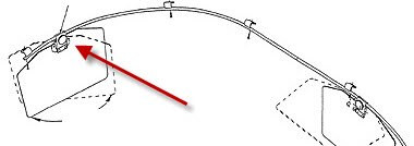 Rosen RAS-350-300-3 Airbus Eurocopter AS-350 A-Star Monorail Rosen Sunvisor System Visor Assembly