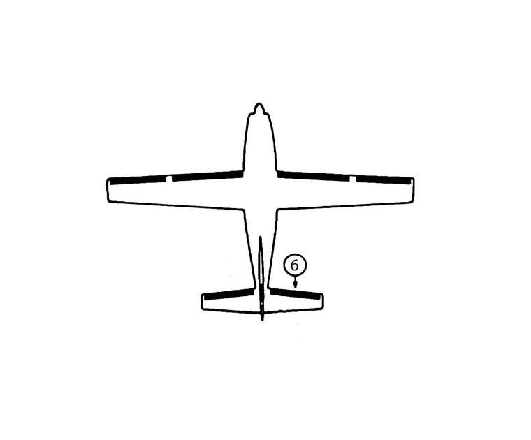 GOODRICH P25S5D5101-04 FASTboot® Cessna T210N & P210N RH Horizontal Stabilizer De-Ice Boot