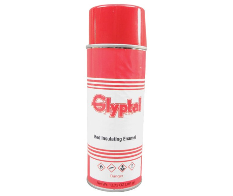 Glyptal® 1201 Red Insulating Enamel Alkyd Paint - 12.75 oz Aerosol Can