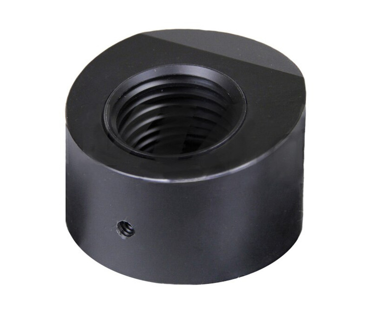 Celeste® TR-B12BCA Black 12° Angle Anti-Theft Counter Mount Threaded Bottom Soap Dispenser Base