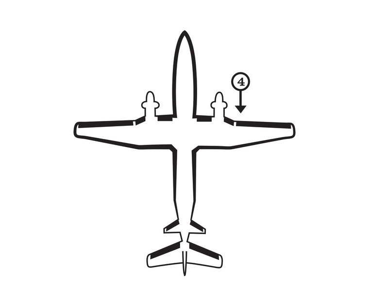 GOODRICH P29S7D5137-04 FASTboot® Raytheon Beechcraft 1900 RH Nacelle - Break De-Ice Boot