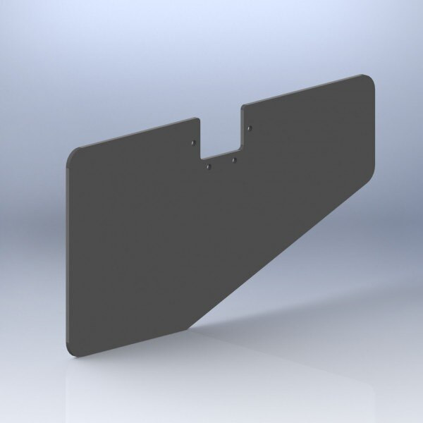 Rosen RGI/II-200-15-B Gulfstream G-I & G-II Monorail Gray Replacement Sunvisor System Lens Only